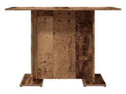 Mesa comedor madera ingeniería madera envejecida 110x60x75 cm