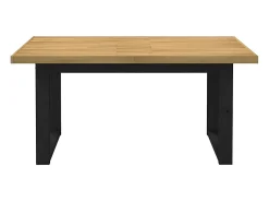 Mesa comedor NOAIN patas forma U madera maciza pino 160x90x75cm