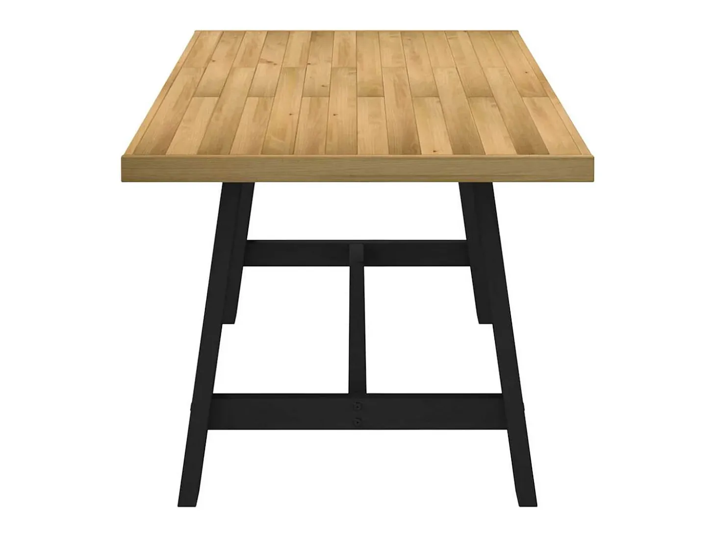 Mesa comedor NOAIN patas forma A madera maciza pino 180x90x75cm