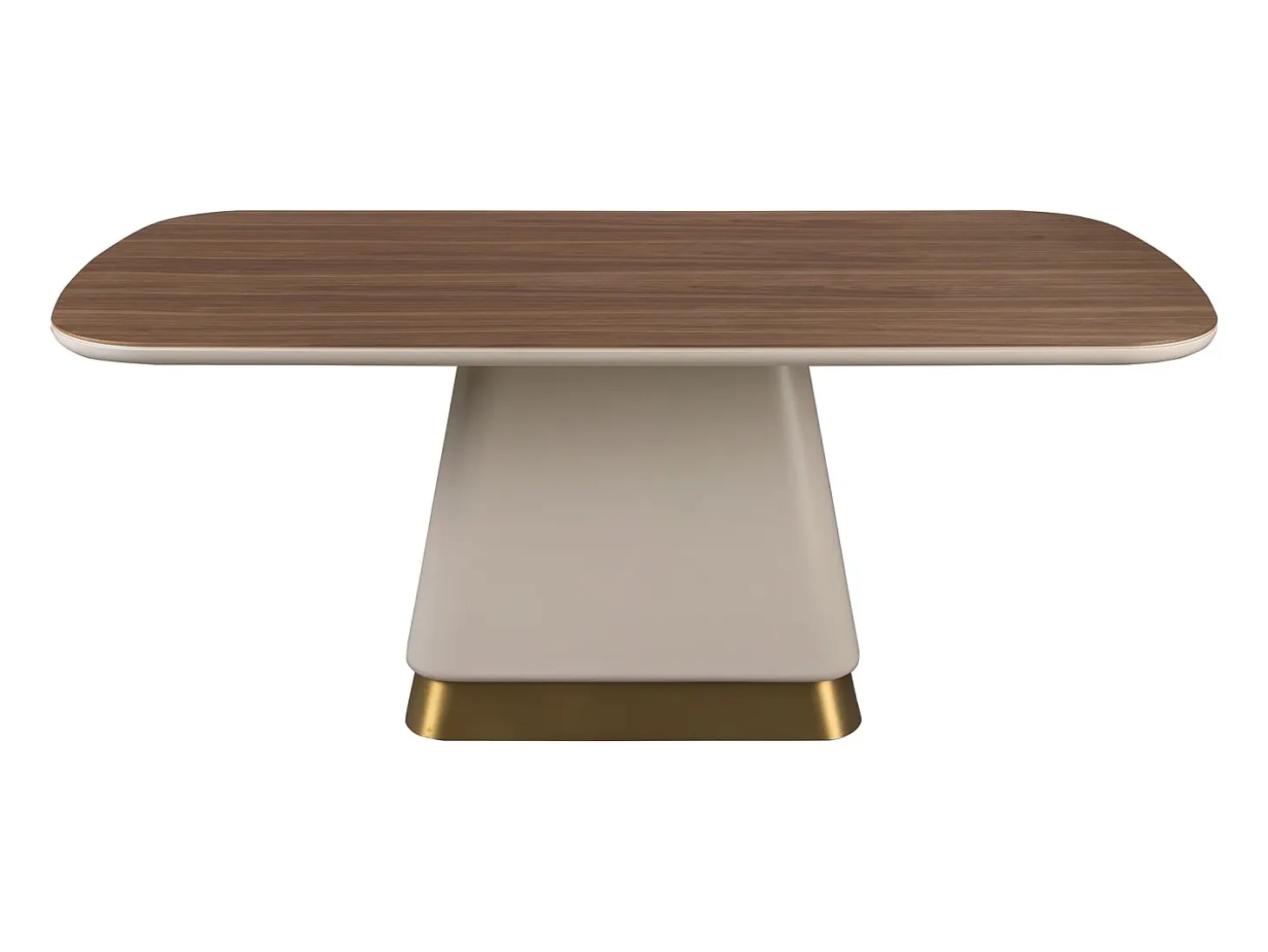Mesa comedor rectangular nogal y madera beige 1166 ANGEL CERDA