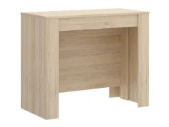 Mesa consola extensible para 10 personas - 4 extensiones - Natural claro - ONEGA