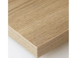 Mesa Consola extensible, 160x90x73cm, Para 8 comensales, Patas madera maciza, Roble