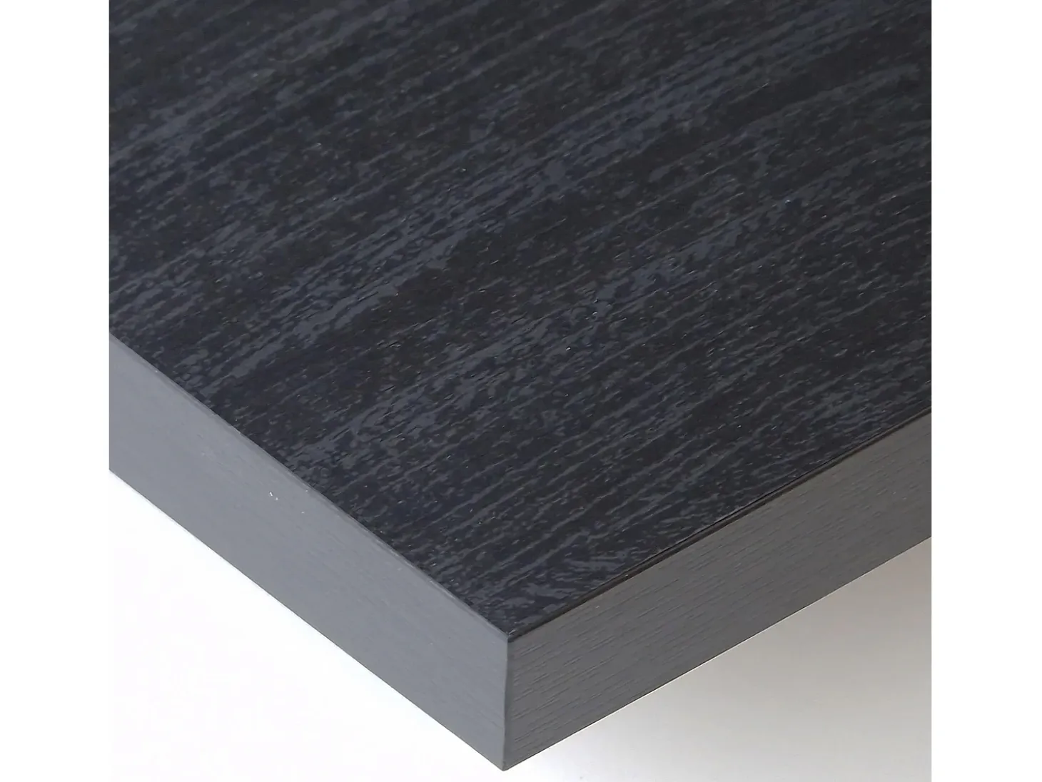 Mesa Consola extensible, 140x90x73cm, Para 6 comensales, Patas madera maciza, Roble y negro