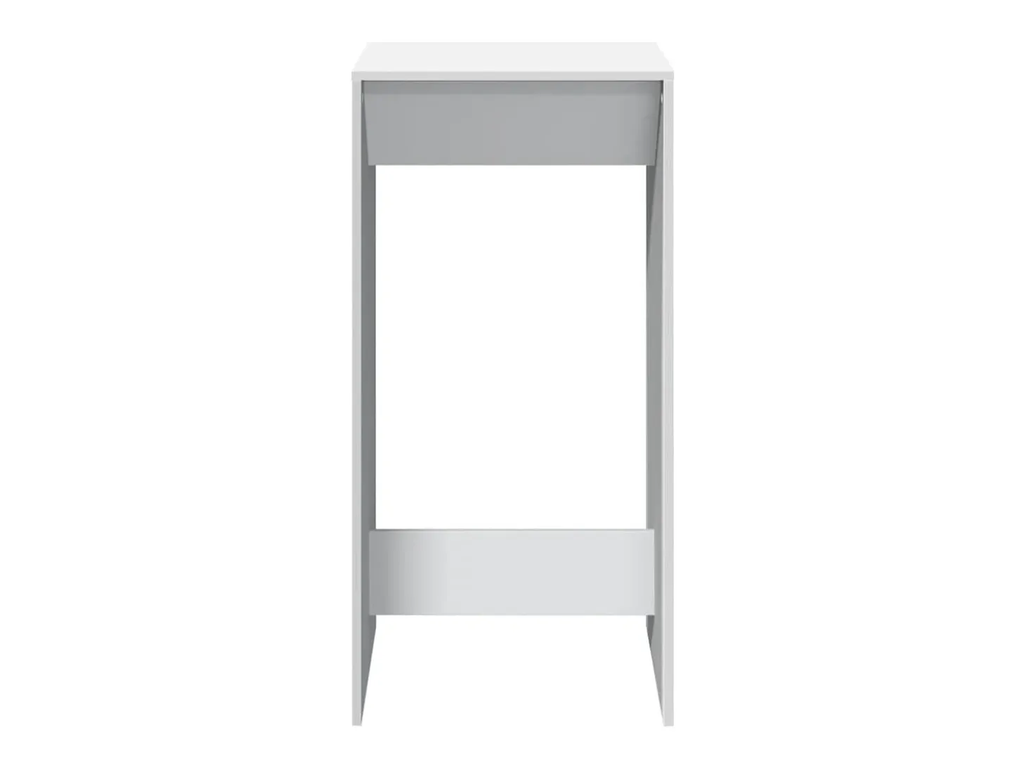Mesa de bar blanca 51x50x103,5 cm madera de ingeniería
