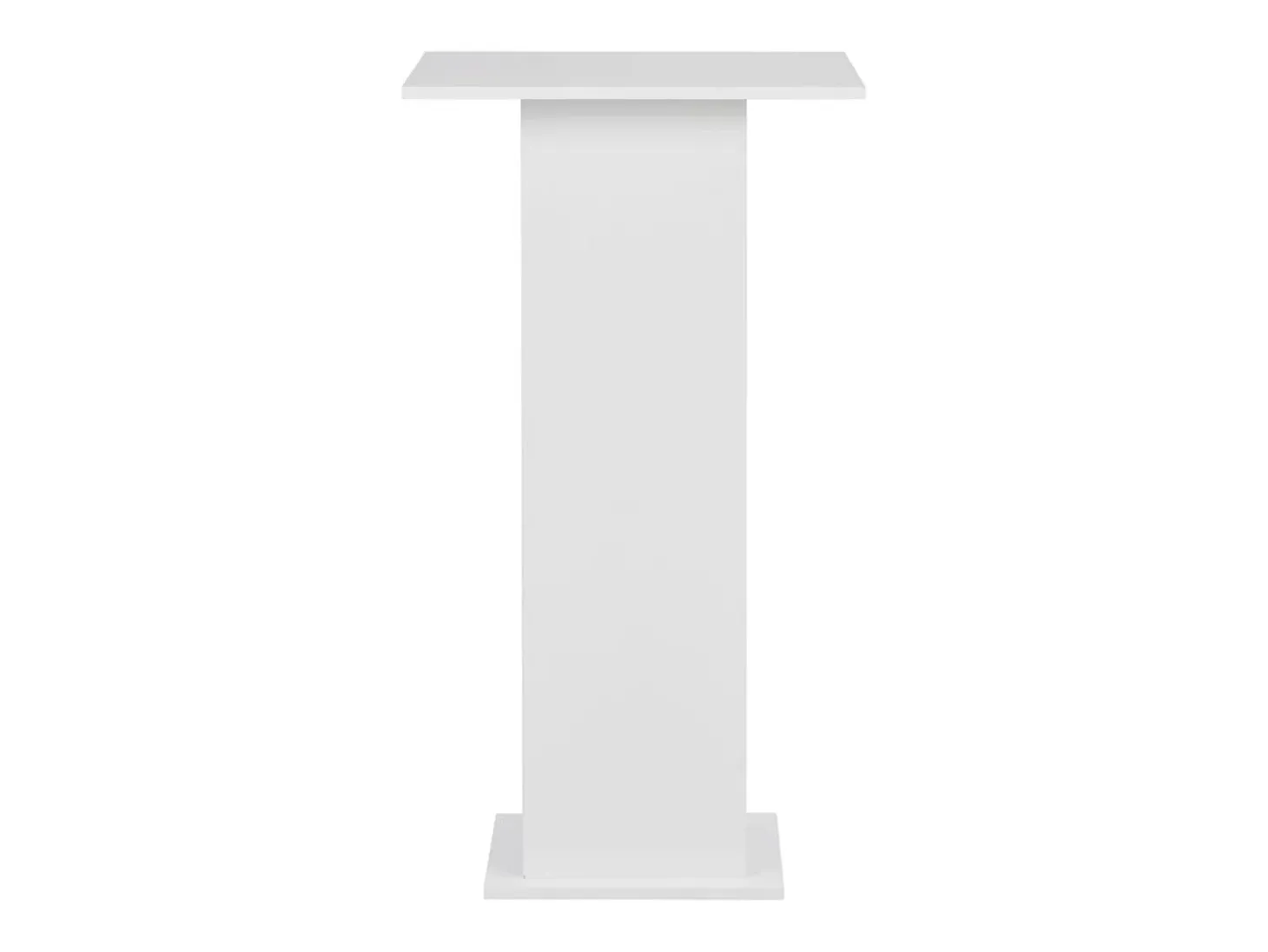 Mesa de bar blanca 60x60x110 cm ES255736