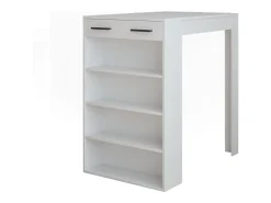 Mesa de bar blanco 67x100x106 repose