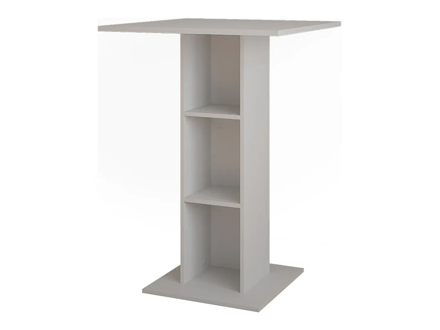 Mesa de bar blanco 75x75x106 repose