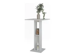 Mesa de bar blanco 65x65x106 repose