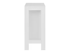 Mesa de bar con estante Blanco 110x50x103 cm