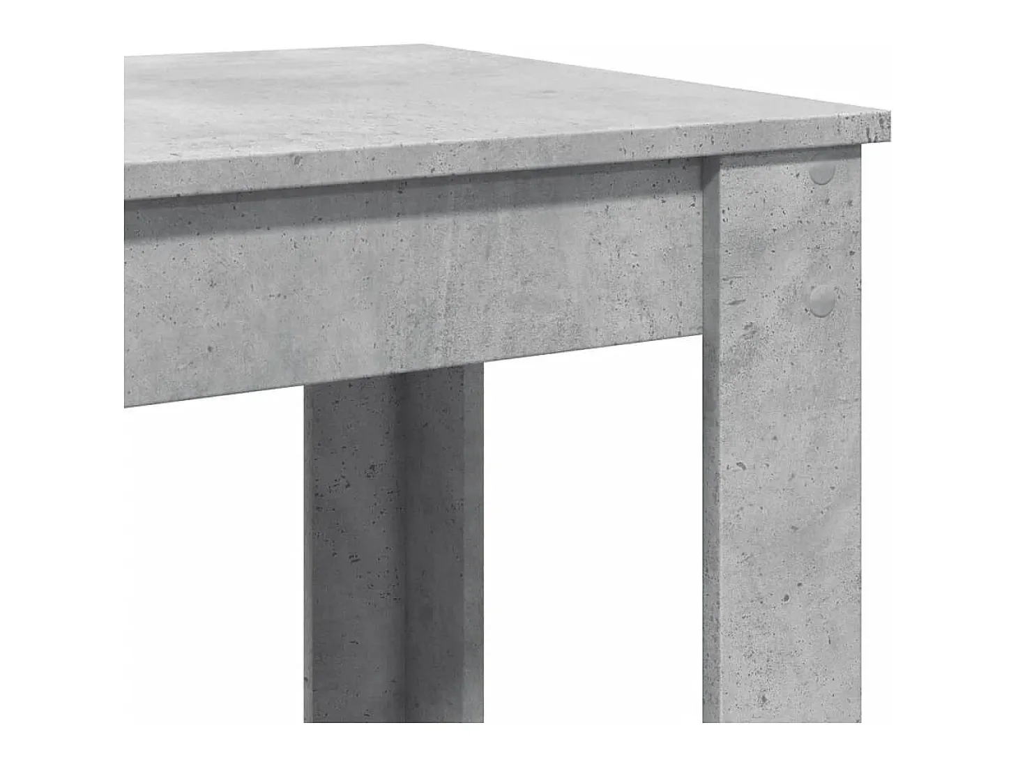 Mesa de bar de hormigón gris 102x50x103,5 cm madera de ingeniería
