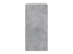Mesa de bar de hormigón gris 51x50x103,5 cm madera de ingeniería
