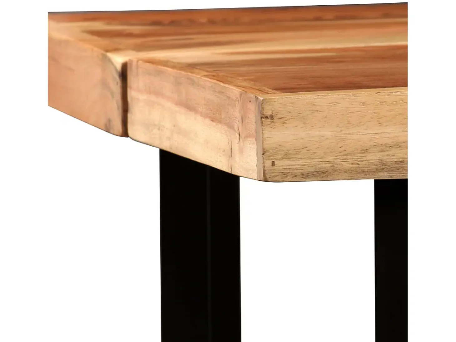 Mesa de bar de madera maciza de acacia 150x70x107 cm ES385013