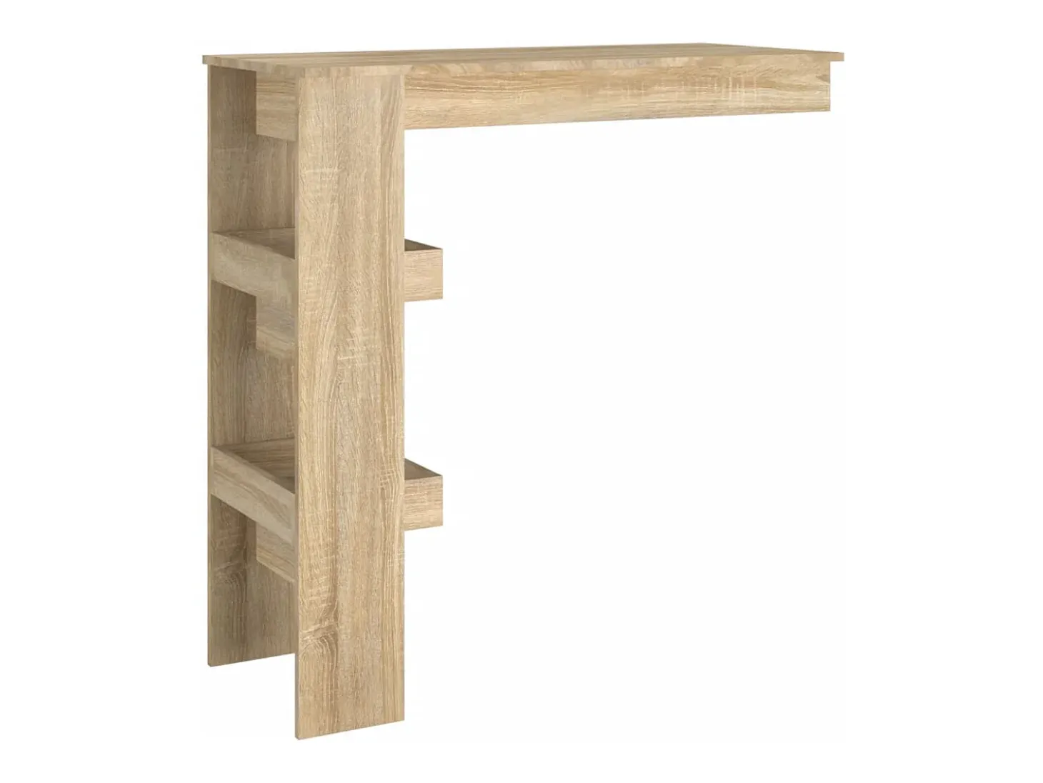 Mesa de bar de pared contrachapada roble Sonoma 102x45x103,5cm ES712051