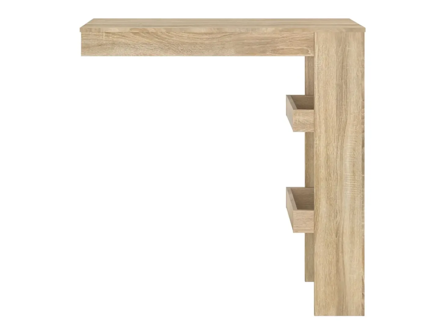 Mesa de bar de pared contrachapada roble Sonoma 102x45x103,5cm ES712051
