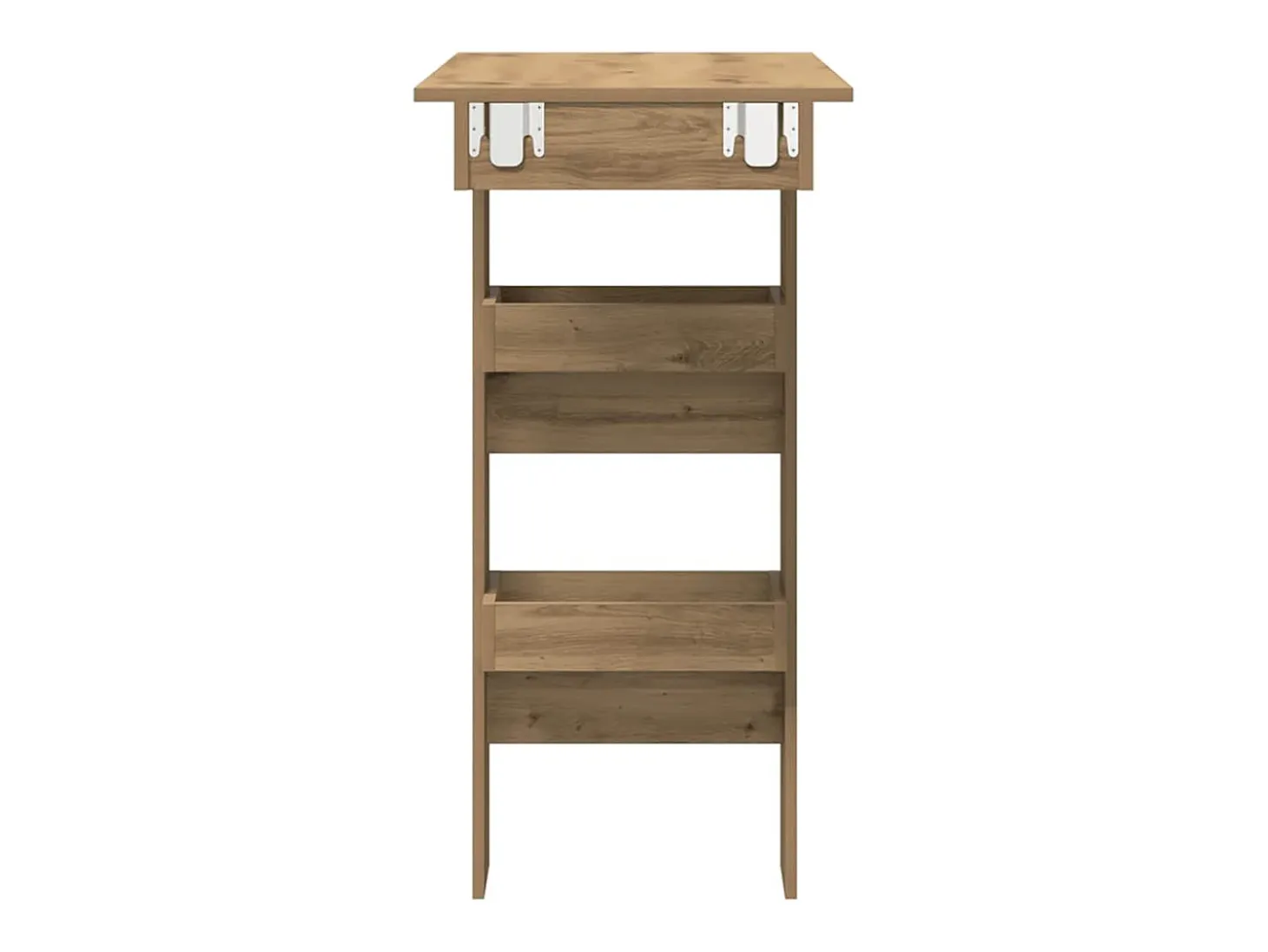 Mesa de bar de pared contrachapada roble artisan 102x45x103,5cm