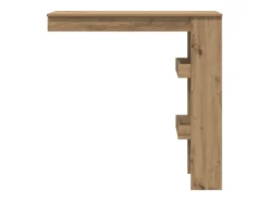 Mesa de bar de pared contrachapada roble artisan 102x45x103,5cm