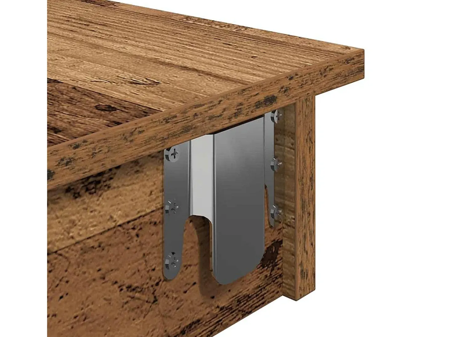 Mesa de bar de pared madera contrachapada envejecida