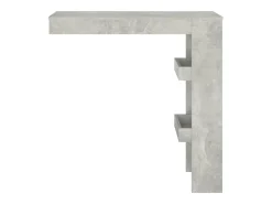 Mesa de bar de pared madera contrachapada gris 102x45x103,5cm ES834851