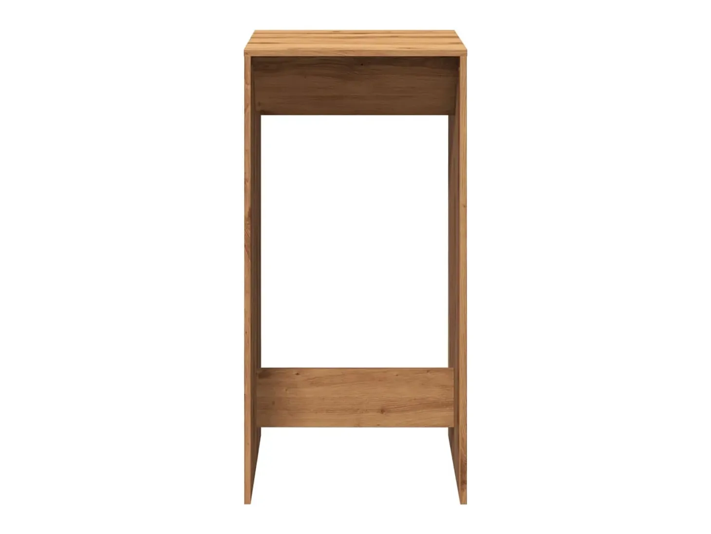Mesa de bar de roble artesanal 51x50x103,5 cm madera de ingeniería