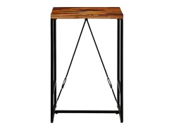 Mesa de bar madera maciza reciclada 70x70x106 cm ES379353