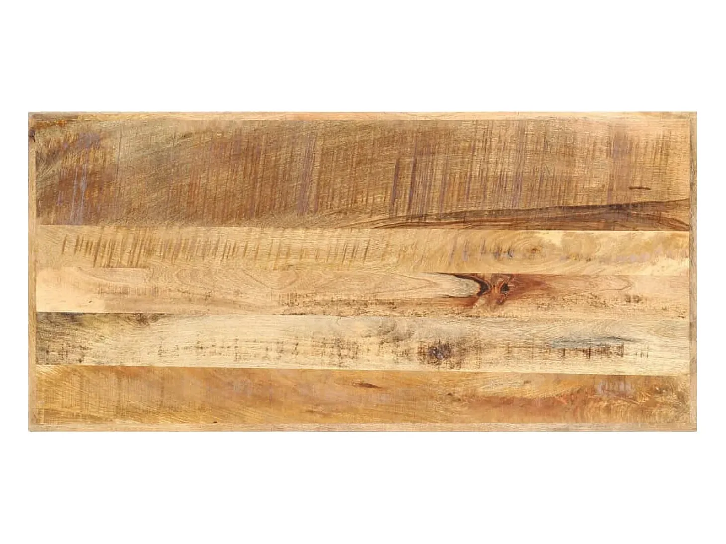 Mesa de bar madera maciza de mango rugosa 120x58x107 cm ES138210