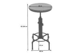 Mesa de bar MCW-N23, naturaleza