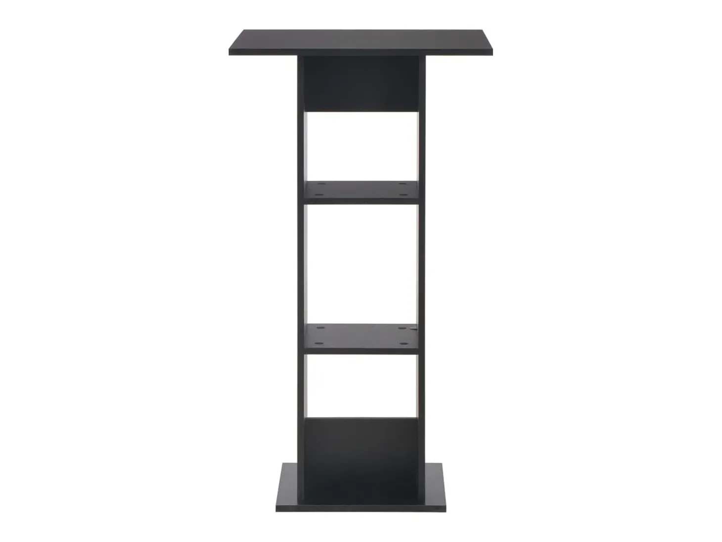 Mesa de bar negra 60x60x110 cm