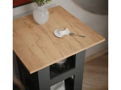 Mesa de bar oro power roble/antracita 65x65x106 repose