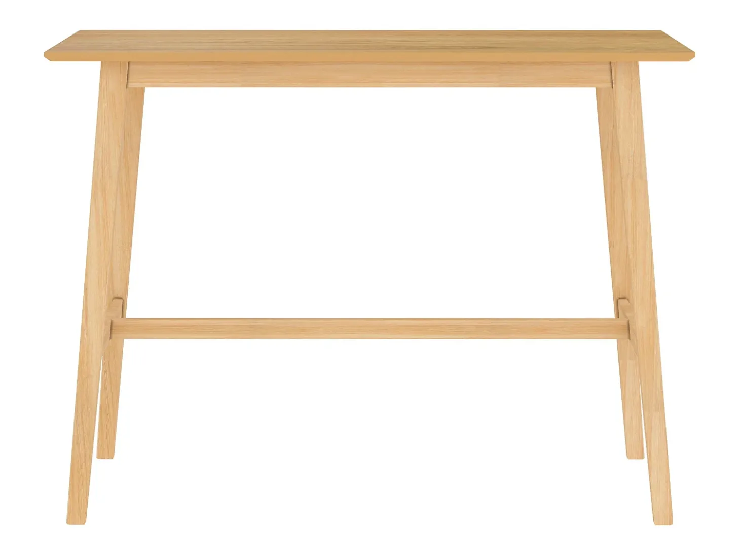Mesa de bar rectangular de madera clara, 4 personas - Buvette