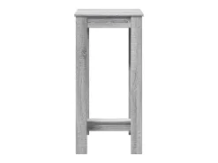 Mesa de bar Sonoma gris 51x50x103,5 cm madera de ingeniería