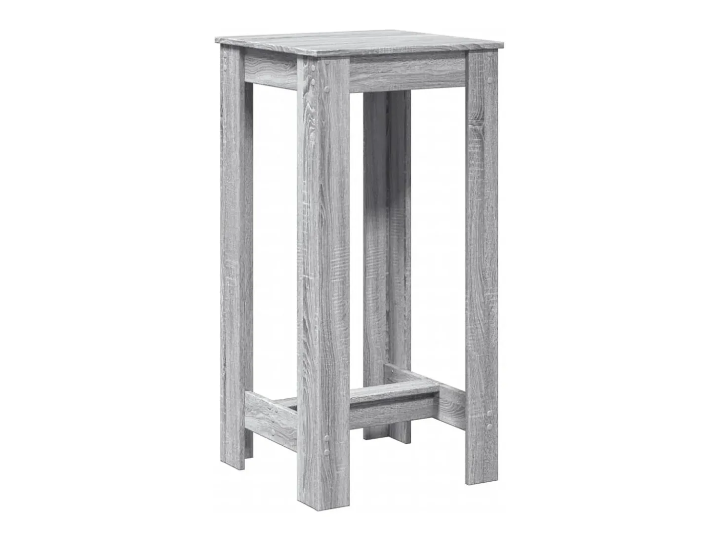 Mesa de bar Sonoma gris 51x50x103,5 cm madera de ingeniería