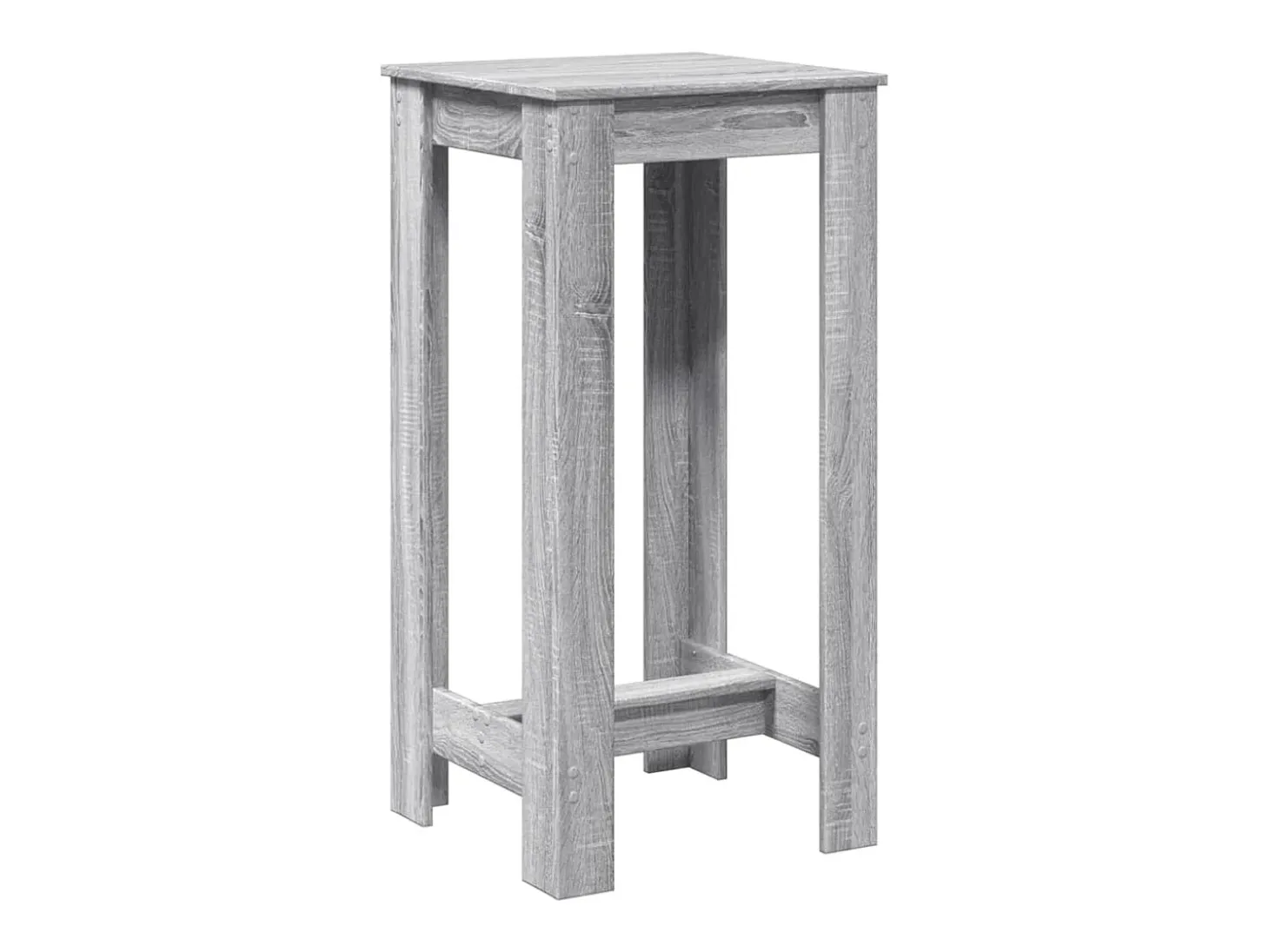 Mesa de bar Sonoma gris 51x50x103,5 cm madera de ingeniería