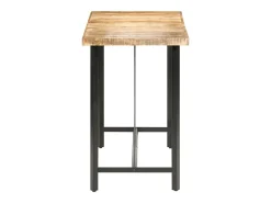 Mesa de bar 150x70x107 cm Madera de mango en bruto