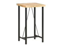 Mesa de bar 60x60x107 cm Madera de mango en bruto
