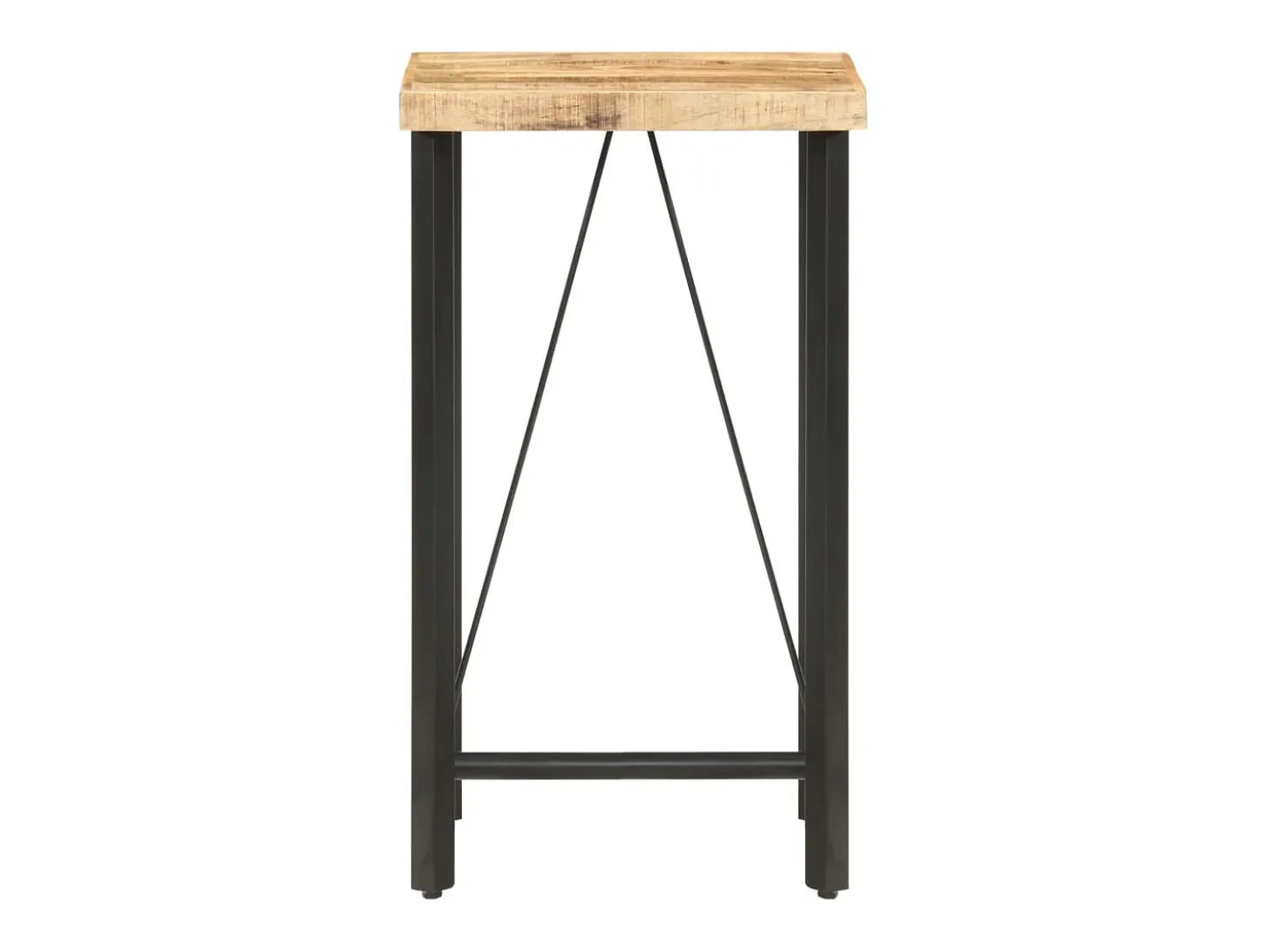 Mesa de bar 60x60x107 cm Madera de mango en bruto