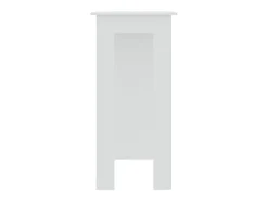 Mesa de bar y estante Blanco 102x50x103,5 cm Madera de ingeniería