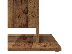Mesa de bistró de madera de ingeniería envejecida 60x60x75 cm