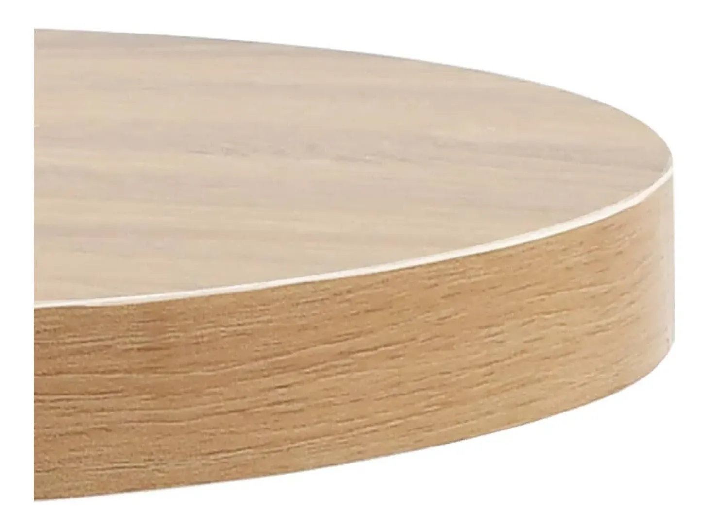 Mesa de bistró marrón claro de 50 cm de MDF