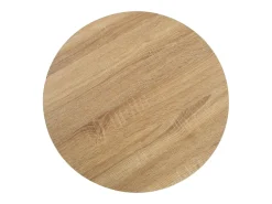 Mesa de bistró marrón claro de 50 cm de MDF