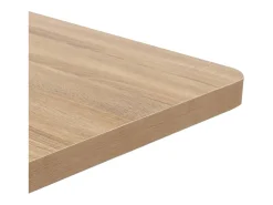 Mesa de bistró marrón claro 50x50 cm MDF