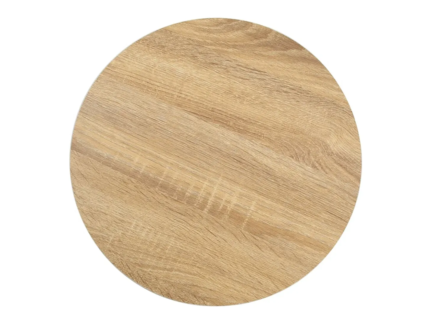 Mesa de bistró marrón claro de 40 cm de MDF