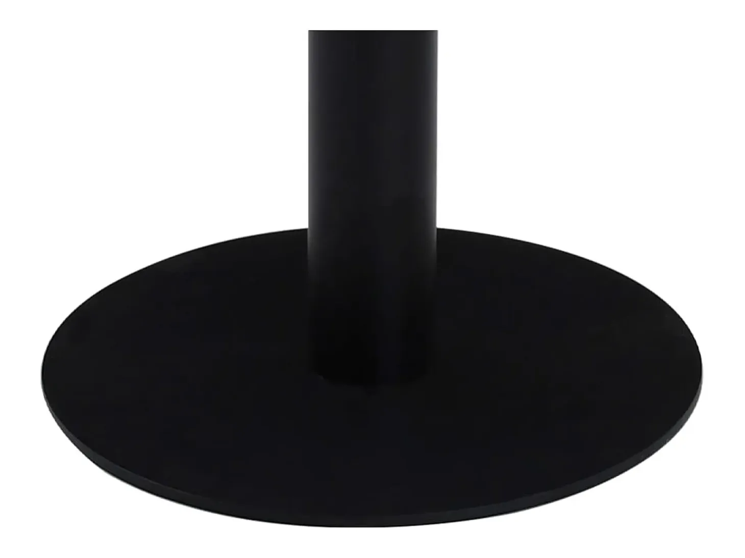 Mesa de bistró marrón oscuro de 60 cm de MDF