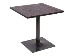 Mesa de bistró MCW-H10, marrón oscuro