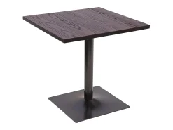 Mesa de bistró MCW-H10, marrón oscuro
