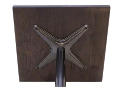 Mesa de bistró MCW-H10, marrón oscuro