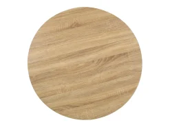 Mesa de bistró MDF marrón claro 80 cm
