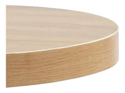 Mesa de bistró MDF marrón claro 60 cm