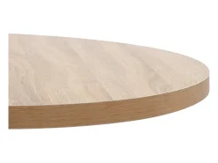 Mesa de bistró MDF marrón claro 80 cm