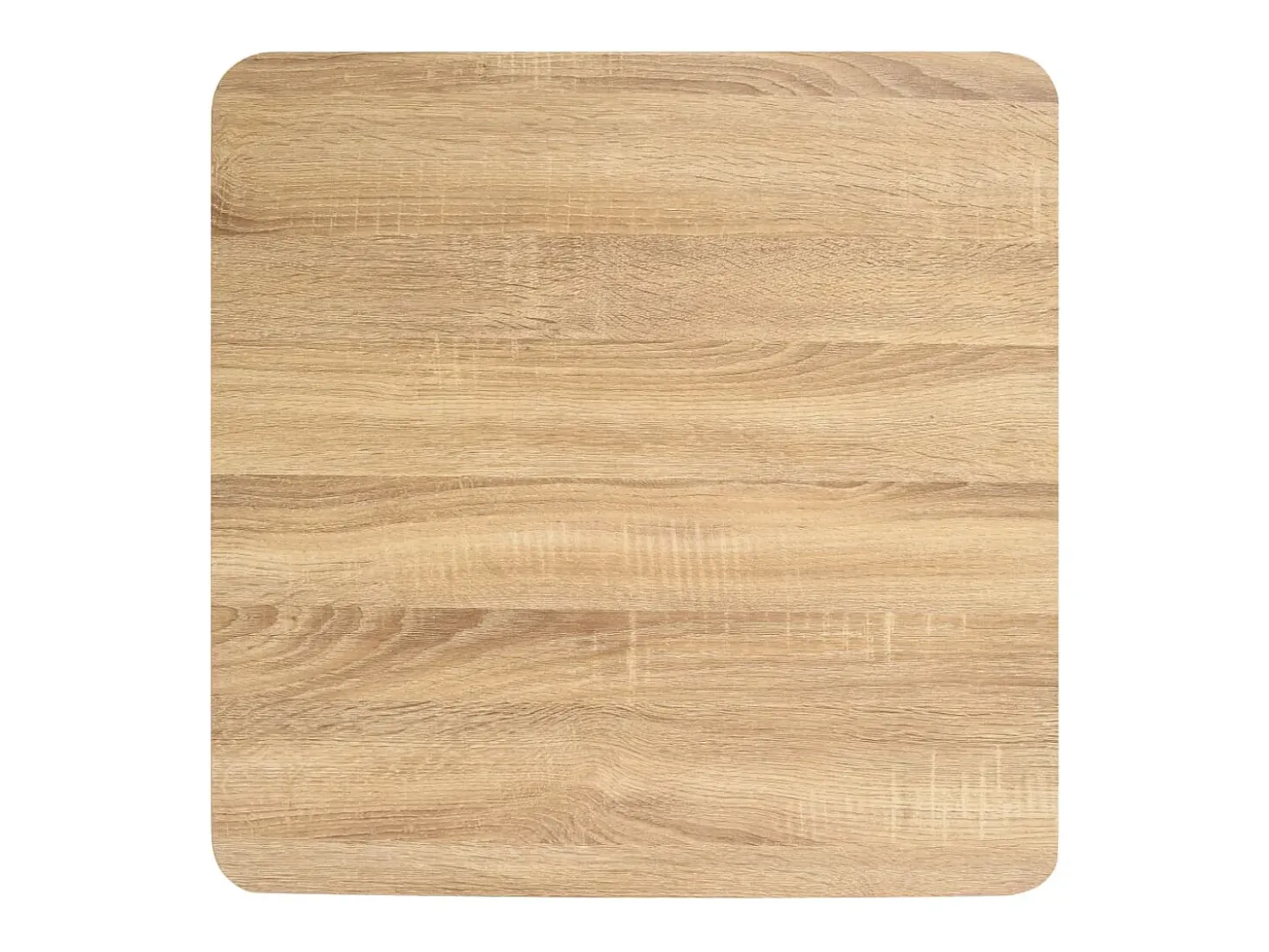 Mesa de bistró MDF marrón claro 60x60 cm