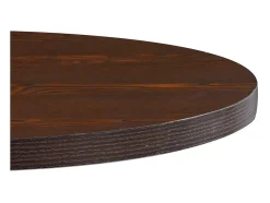 Mesa de bistró MDF marrón oscuro 80 cm ES165082